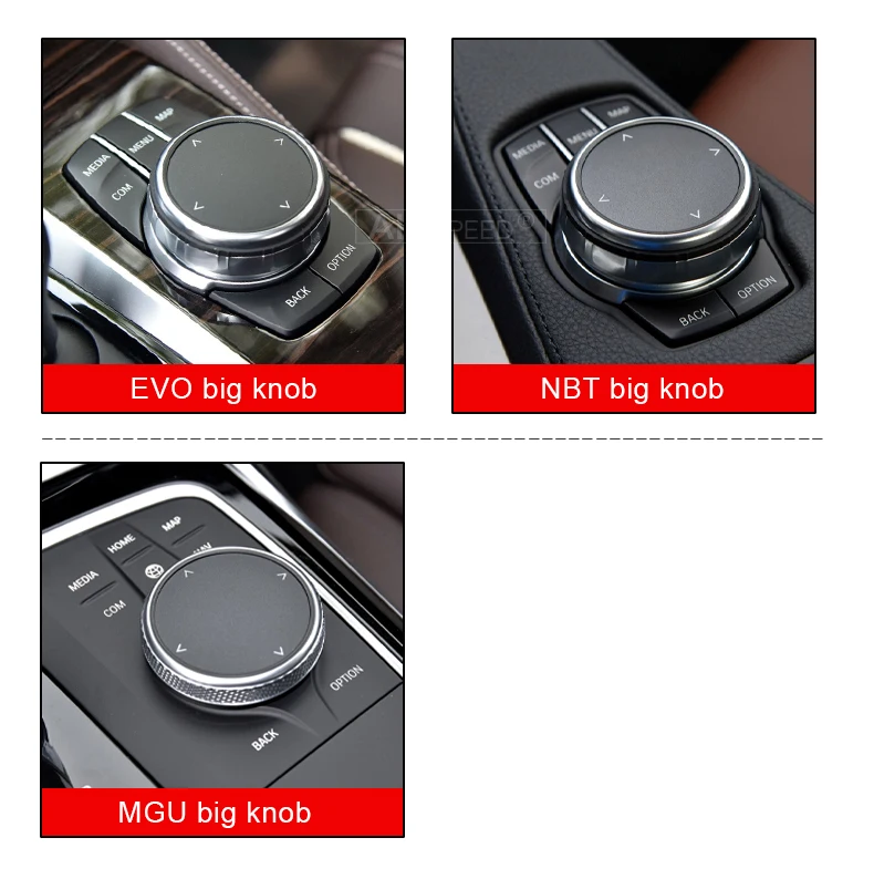 Auto Multimedia-Taste Knopf Abdeckung für BMW 1 3 5 6 7 Serie X1 X3 X4 X5 X6 E90 E92 E70 E71 E60 F15 F20 F21 F30 F32 F10 F11 F06 F01 – Detail 3