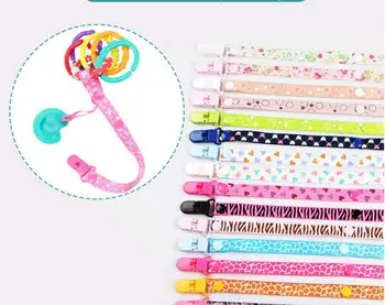 

500pcs Baby Pacifier Clip Pacifier Chain Clip Nipple Holder For Nipples Children Pacifier Clips Teether Anti-drop Rope