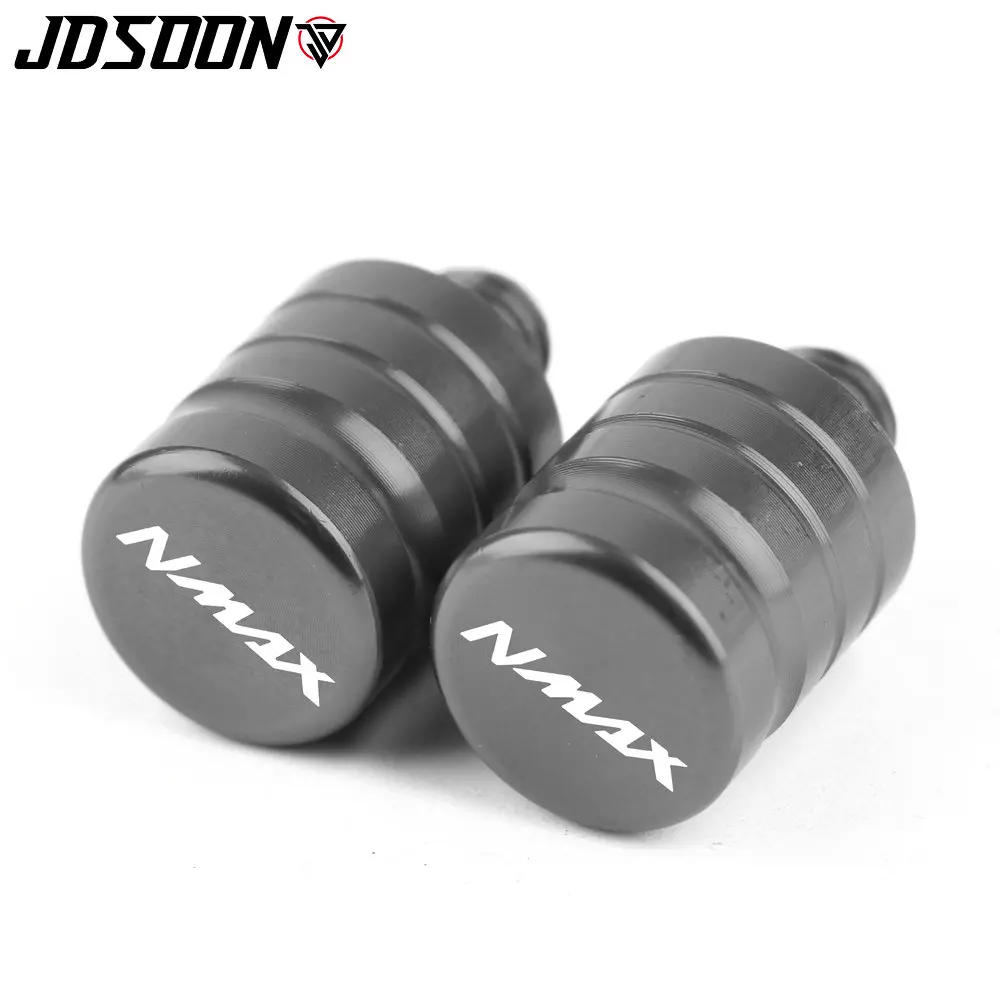 Moto Universale M10X1, 25 1 Sinistra E 1 Vite Filettata Con Foro Per Specchio Cnc Filettato A Destra Per Yamaha Nmax 125 2017 2018 2019