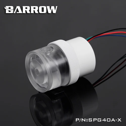 Barrow SPG40A-X, 18W PWM pumps, Maximum flow 1260L / H, compatible with D5 series pump cores and components