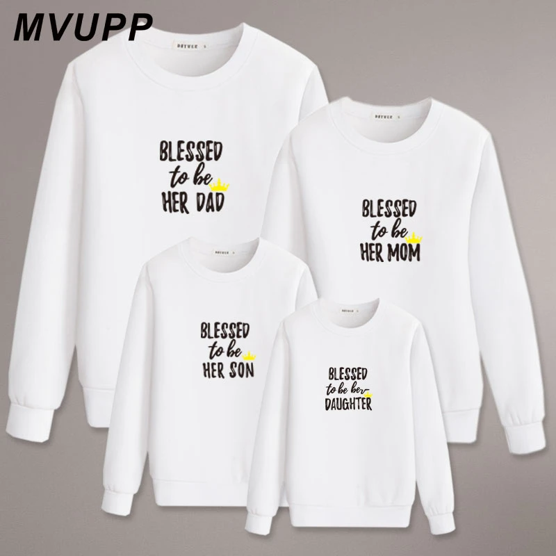 Beni A Sa Mere Papa Fils Famille Vetements Assortis Sweat Shirt Lettre Sweat A Capuche Tenues Vetements Pour Bebes Filles Et Garcons Aliexpress