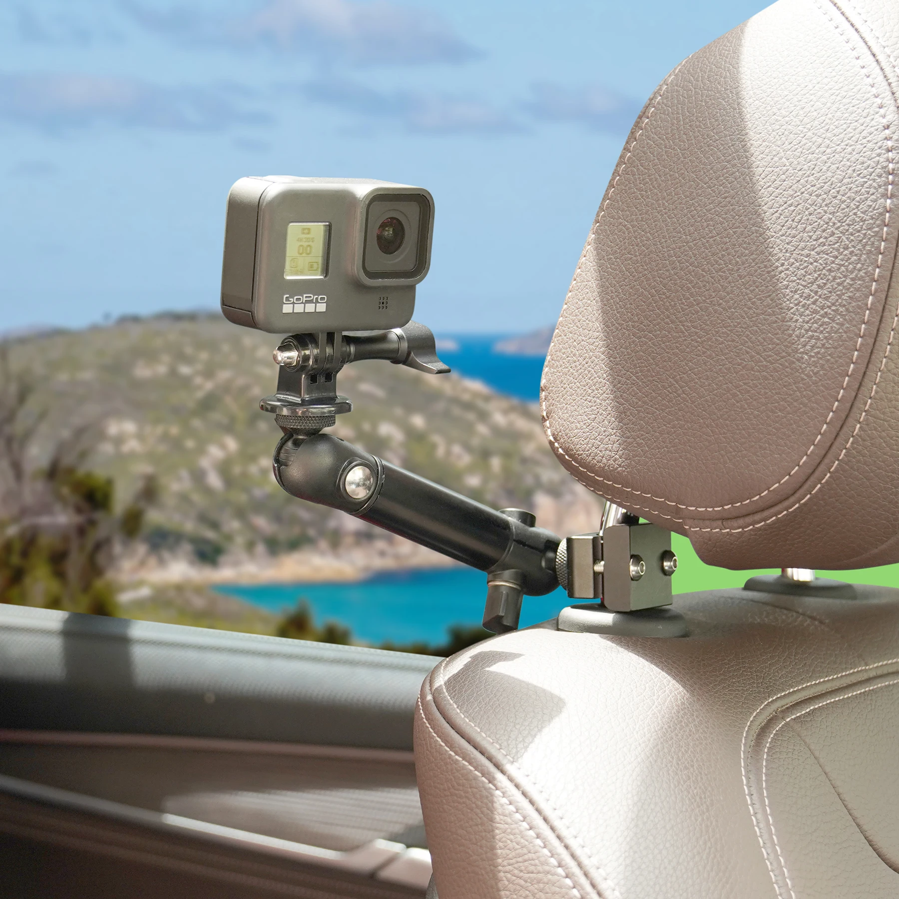 Gopro Car Headrest Mount Magic Arm Mippko Car Headrest Camera