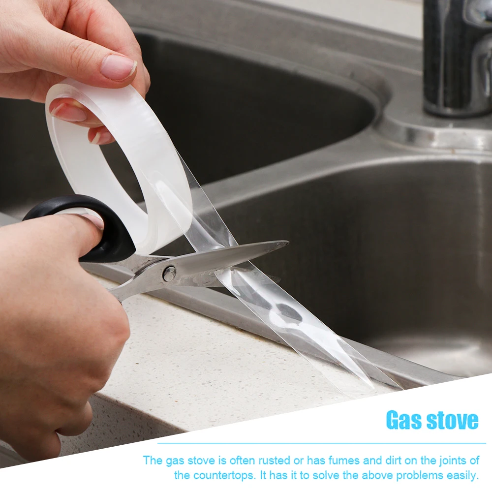 

1pc New High Quality 300cm Traceless Tape Bathroom Kitchen Mildewproof Seamless Tape Sink Gap Pool Self-Adhesive Crevice Strips