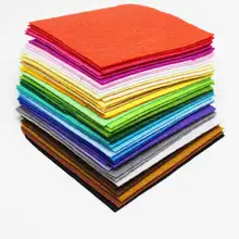 40 шт. Нетканая фетровая Полиэстеровая ткань войлочная ткань DIY комплект для шитья ручной работы ремесла поставки охрана окружающей среды