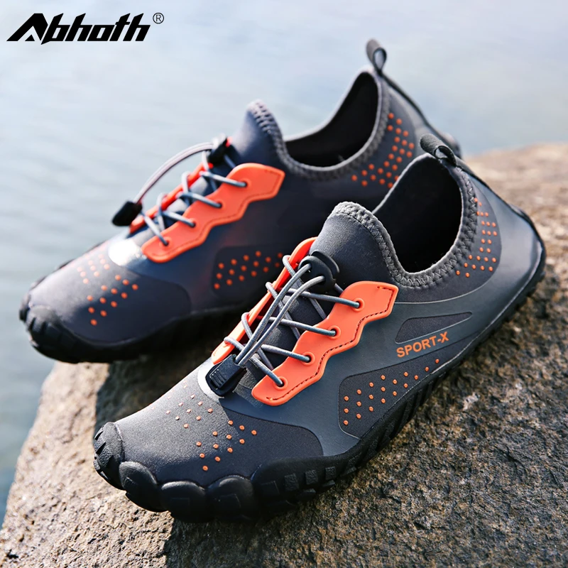 

Abhoth Men Running Shoes Hiking Non-slip Professional Sneaker Quick-drying Light Lace Up Water Sports Shoes Zapatos De Mujer
