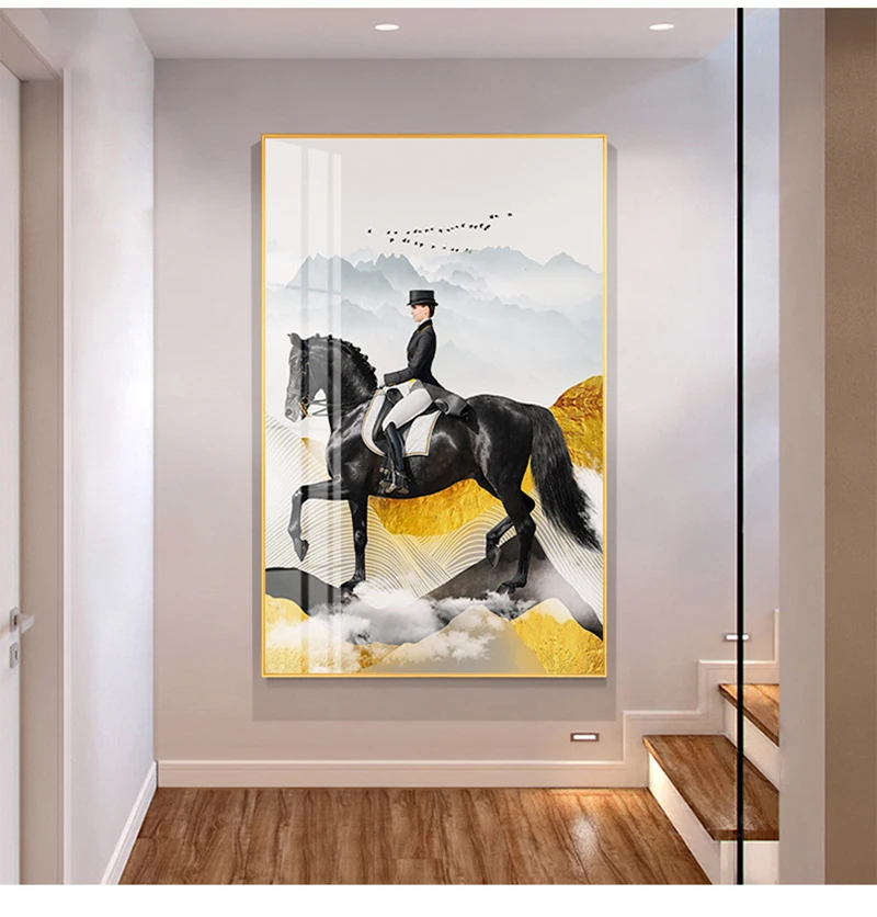 Modern HD Horse Posters And Prints Canvas Painting Wall Art Pictures For Living Room Animal Fashion Nordic Style Home Decor