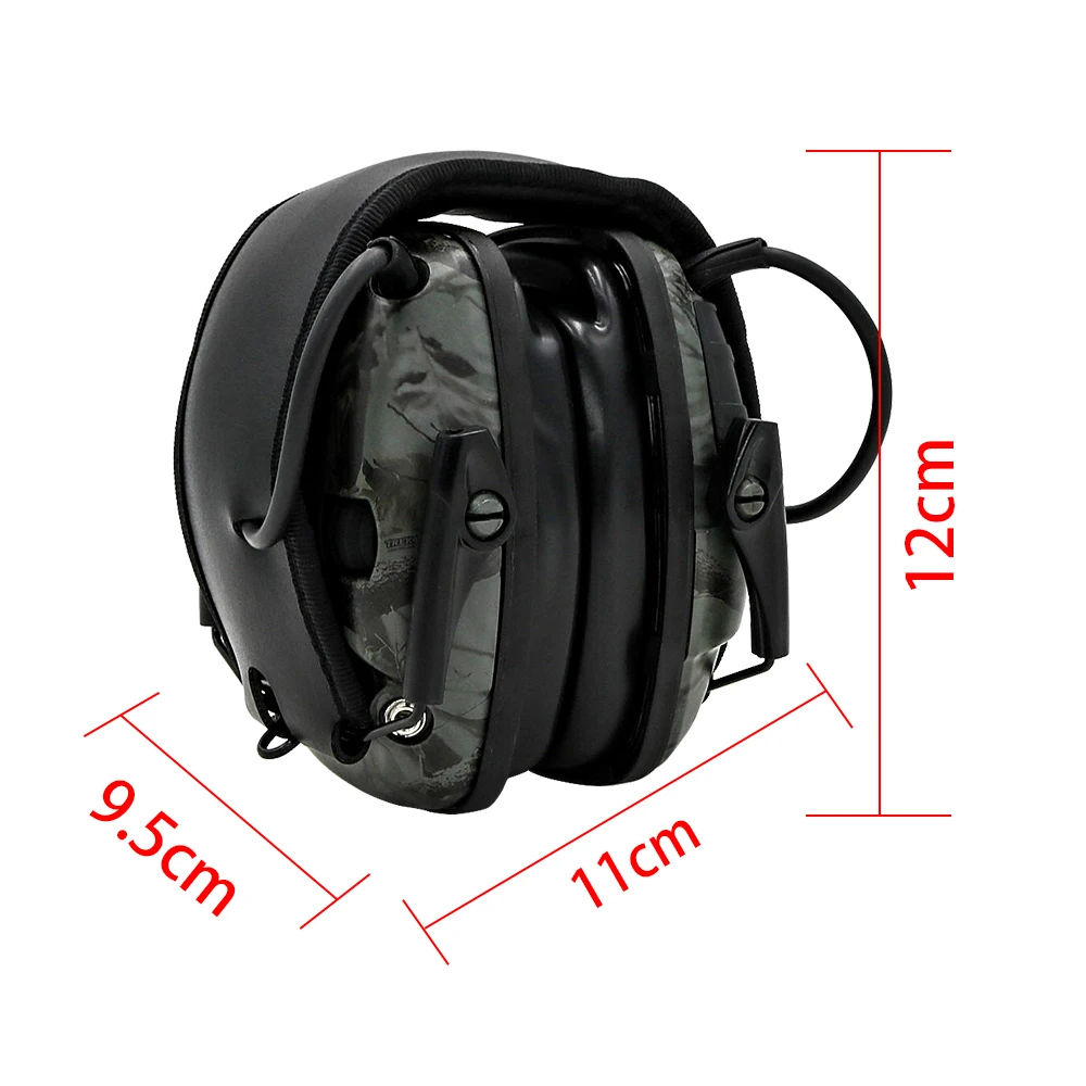 Electronic Shooting Earmuffs Anti-noise Amplification Hunting Hearing Protection Tactics Headset Sightlines Sponge Ear pads
