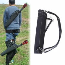 1 шт., Охотничья черная поясная подвесная Сумка-стрела, 52X10 см, натуральная кожа, стрела, QuiverShoulder-back для охотничьей съемки