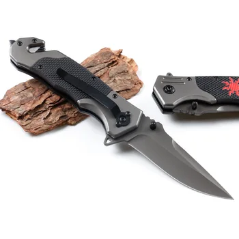 Outdoor tactical wilderness survival multifunctional folding knife outdoor portable cleaver knife  kitchen tools accessories 2