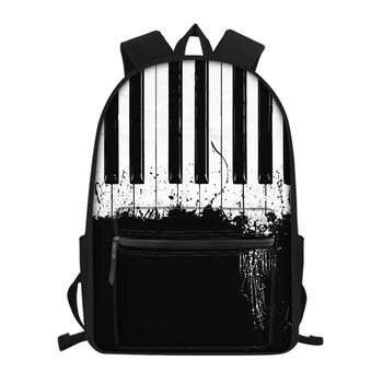 

WHEREISART Piano Backpack Kids Backpacks School Bags for Children Women Shoulder Bag For Boys Girls Mochila escolar