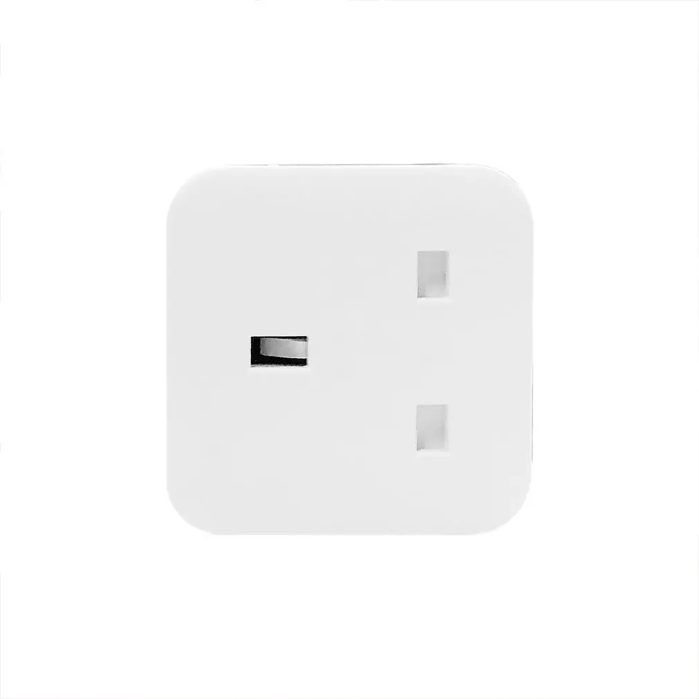 

Mobile APP Timing Switch CE Certification Wifi Smart Brass Conductive Fireproof White Plastic UK Standard Socket