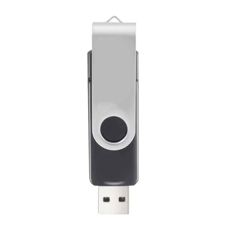 Смартфон OTG usb флеш-накопитель 64 ГБ флеш-накопитель cle usb 2,0 128 ГБ 32 ГБ 16 ГБ OTG флеш-накопитель 8 ГБ 4 ГБ otg disco stick menoria usb - Цвет: Черный