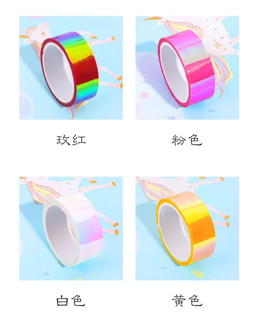 1.5 cm Wide Cool Gradual Change Rainbow Decorative Colorful Tape DIY  Scrapbooking Masking Tape School Office Supply - AliExpress