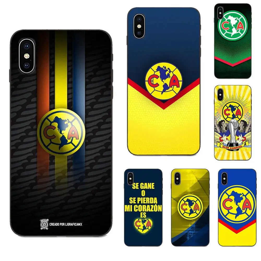 

Club America Logo For Apple iPhone 11 X XS Max XR Pro Max 4 4S 5 5S SE 6 6S 7 8 Plus Soft New Style Unique