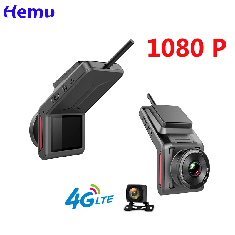 

HD 1080P hidden car DVR front and rear dual-recording driving recorder with 4G net and GPS positioning car remote 24H monitoring