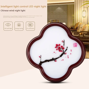 

Creative new strange LED light control induction night light bedroom corridor energy-saving Chinese wind night light