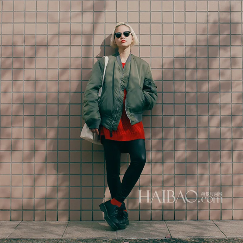 

Pilots Winter Jacket Women's 2018 Europe And America Autumn And Winter Short Padded Coat Stand Collar-Style Short Cotton-padded