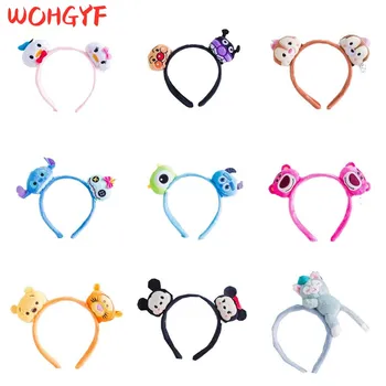 

Cute Lilo & Stitch Chip Dale Teenie Weenie Daisy Donald Duck Mickey Minne Mouse Plush Toy Stuffed Animals Plush hair hoop