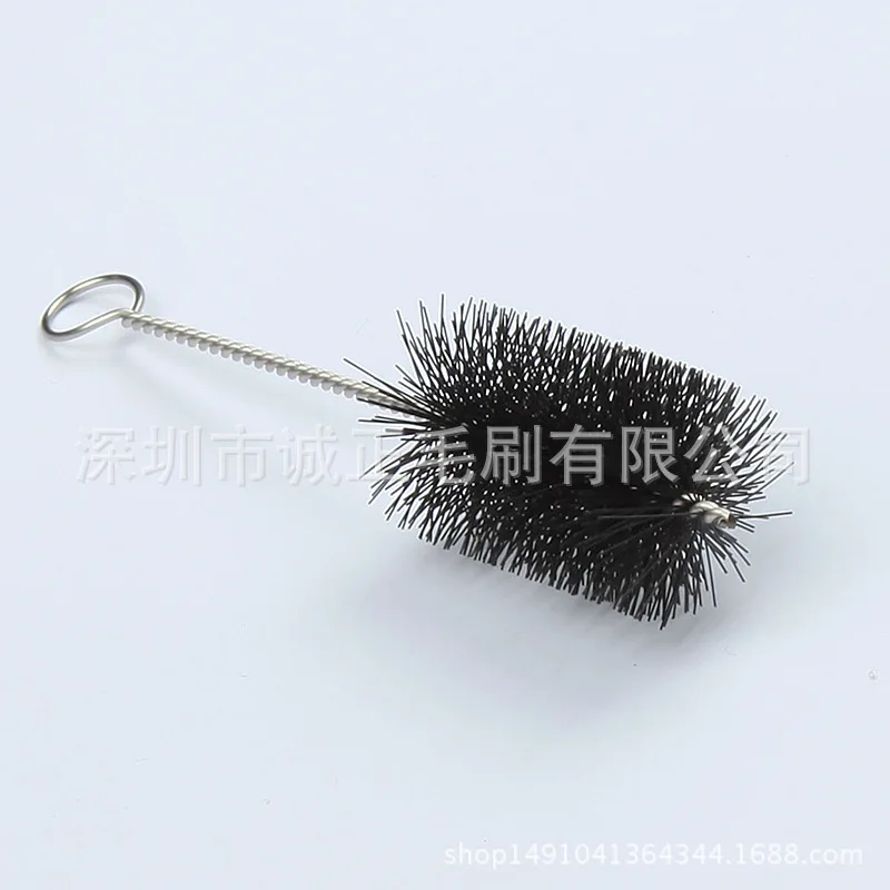 Маленькая щетка для очистки металлическая коробочка для ювелирных изделий Прямая Маленькая нейлоновая щетка для волос настраиваемая-лабораторная, медицинская щетка