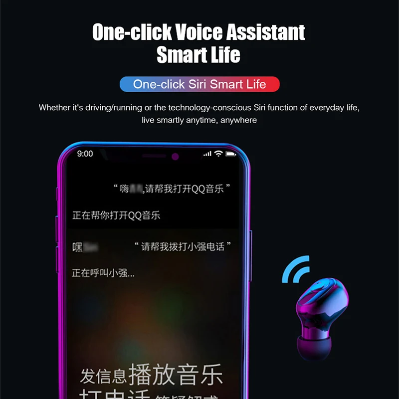 tws G6s Wireless Music Earphones IPX5 Waterproof HiFi Bass Bluetooth Headset For Samsung Galaxy A70 Xiaomi 9 huawei p40 iphone
