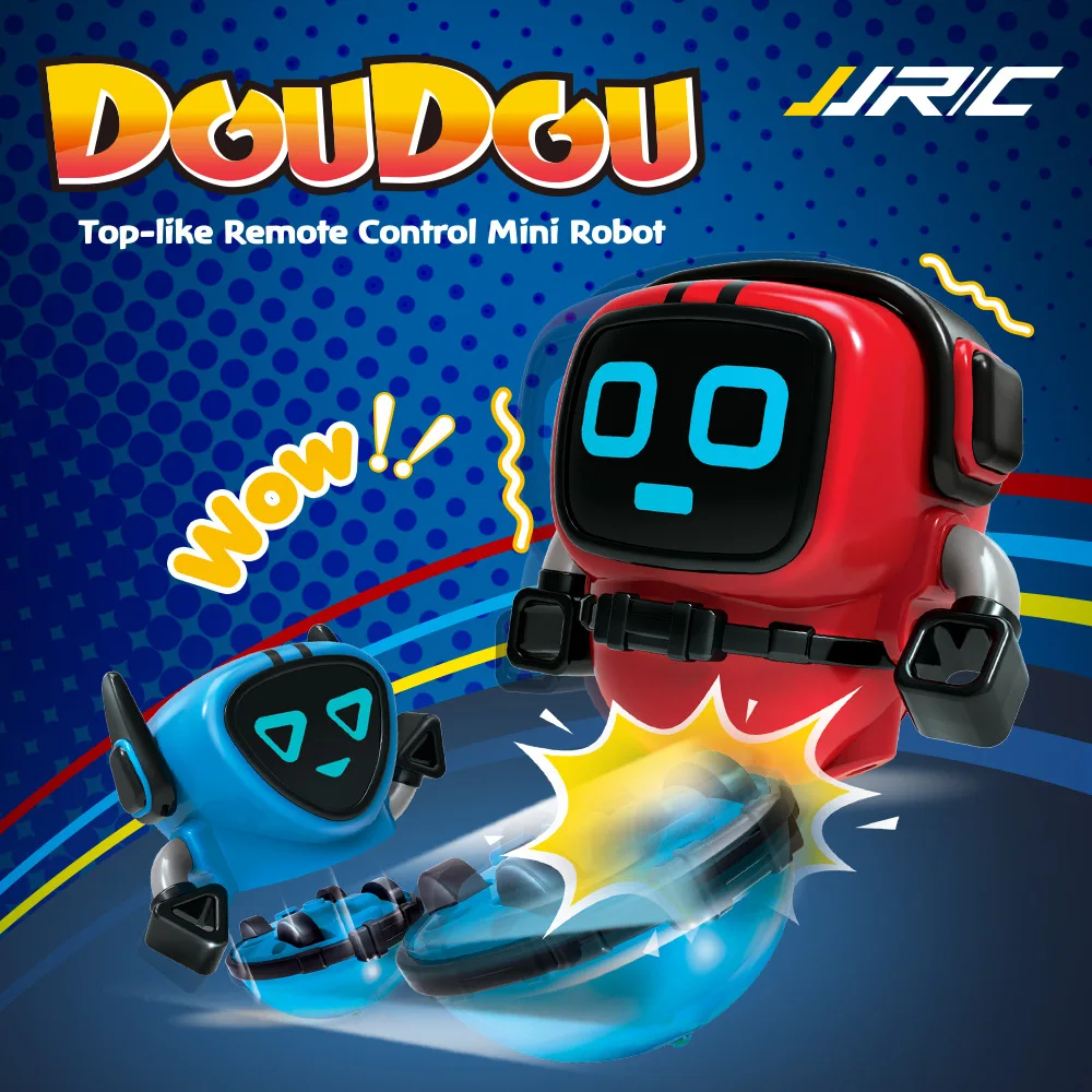 

JJRC creative cartoon gyro robot children's tabletop game battle two-in-one parent-child interaction fingertip gyro toy gift