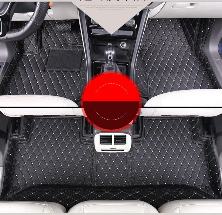 Для кожаного салона автомобиля коврик для volkswagen touran 2003- 2013 2012 2011 аксессуары