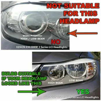 

Set Angel Eye Lights Car 8-LED Halo Ring For BMW E90 E91 Parts White 2000LM