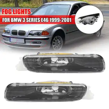

1 Pair Car 12V 16W Front Halogen Fog Light Driving Signal Lamp 4 Door For BMW 3 Series E46 1999 2000 2001 Car Accessories