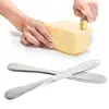 Couteau à beurre acier inoxydable fromage coupe beurre avec trou multifonction lingette crème pain couteau planche à fromage Gadgets de cuisine ► Photo 2/6