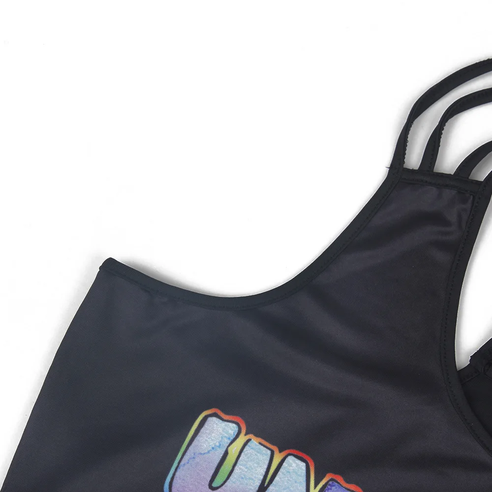 New New Pattern Summer Best Sellers Skull 3D Digital Printing Ribbon Vest