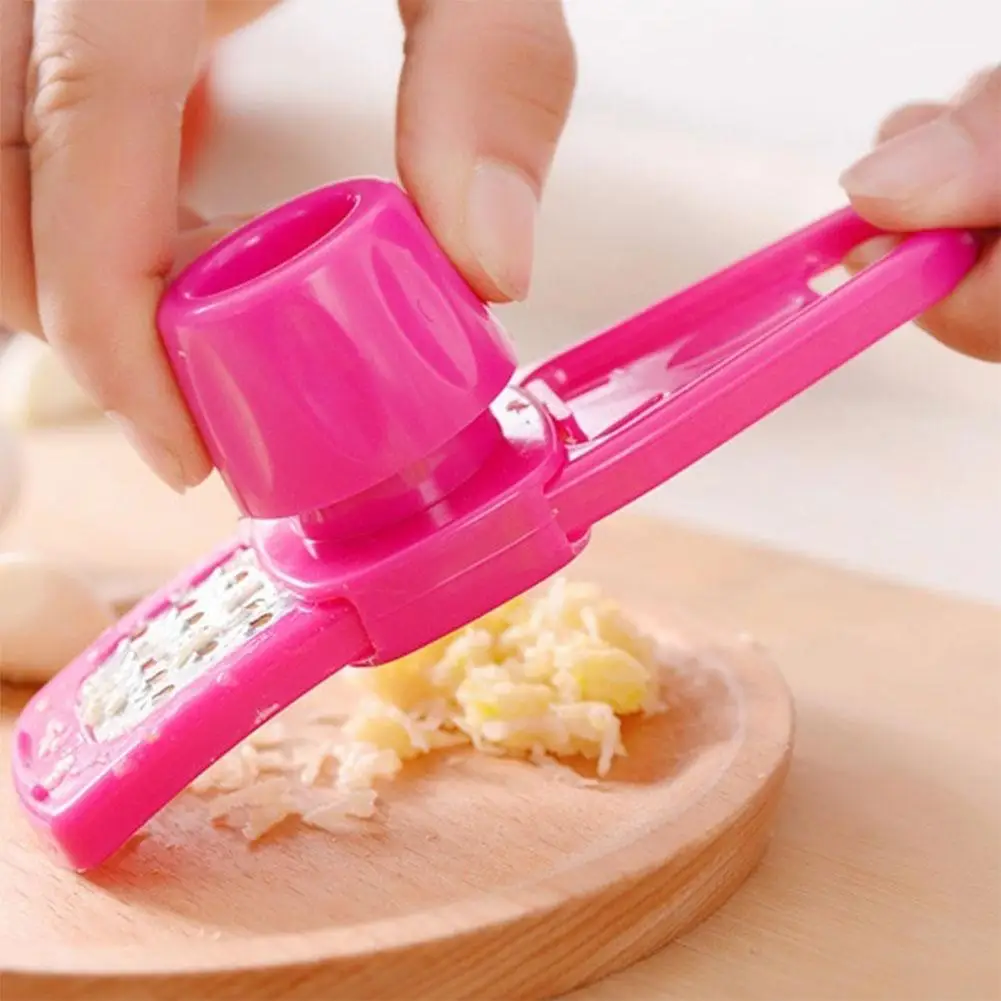 

Creatived Convenient Plastic Garlic Grinder Peeler Slicer Ginger Shredder Press Crusher Chopper Utensil Kitchen Manual decors