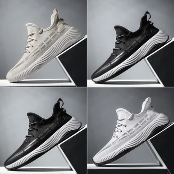 

Summer MEN'S SHOES Trendy Shoes 2020 New Style Korean-style Trend Casual Sport Sneakers Punched Sheet Shoes Running Versatile Cl