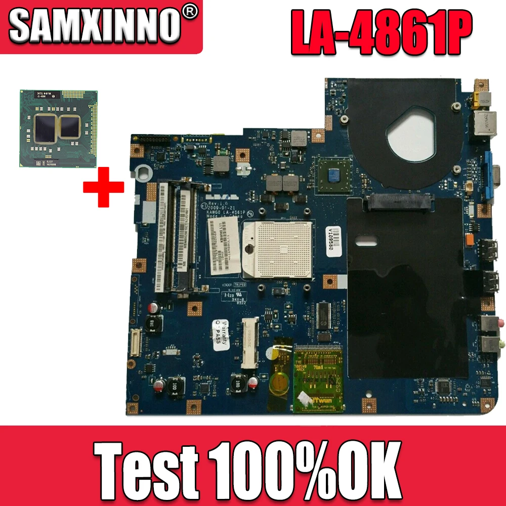 Материнская плата SAMXINNO для ноутбука Acer aspire E625 5516 5517 5532 системная KAWG0 LA-4861P MBN3602001