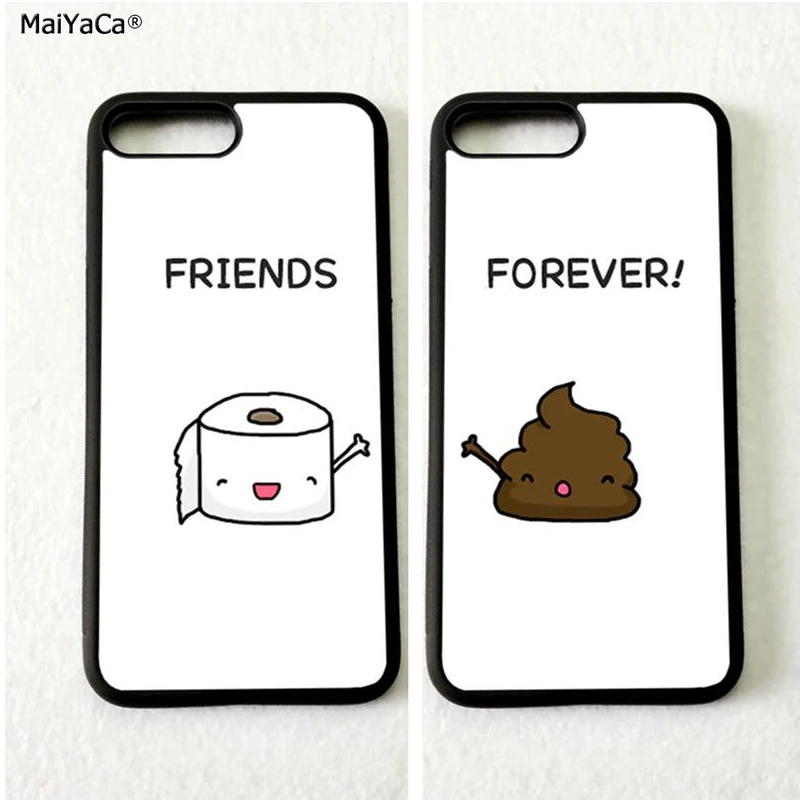 BFF лучшие друзья навсегда туалетной бумаги чехлы для мобильного телефона из