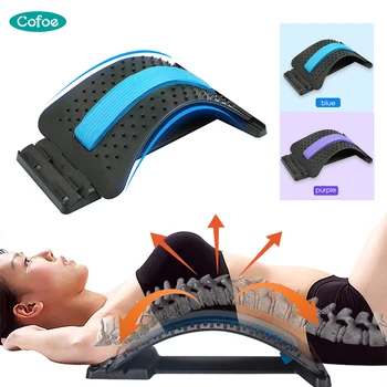 

Back Massager Stretcher Equipment Massage Tools Massageador Magic Stretch Fitness Lumbar Support Relaxation Spine Pain Relief