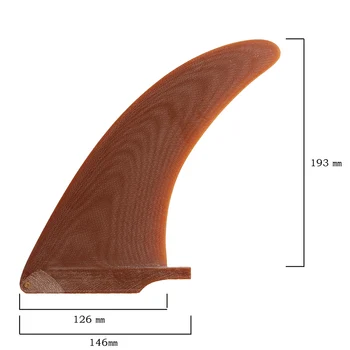 

Good Performance Fiberglass Single Centre Fins Surfboard Fins For Surfing