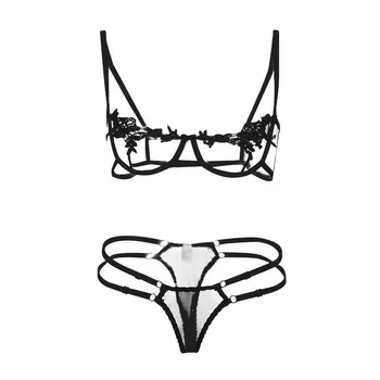

Woman Lingerie 2019 Women Sexy Lingerie Set Summer Lacely Lace Push Up Bra Set Transparent Panties Underwear Push Up#3G