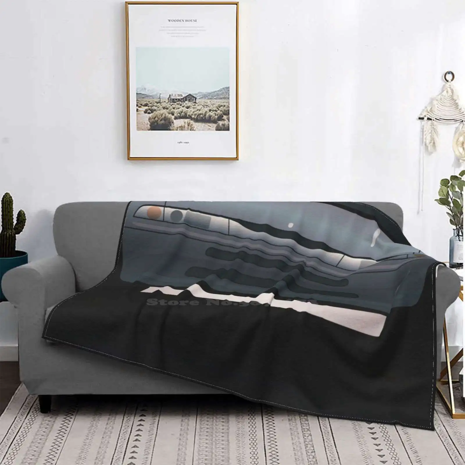 Icone Giapponesi Moderne: Alcyone Svx Split Shaggy Throw Soft Blanket Sofa/Bed/Travel Love Gifts Car Sports Coupe Grand Tourer