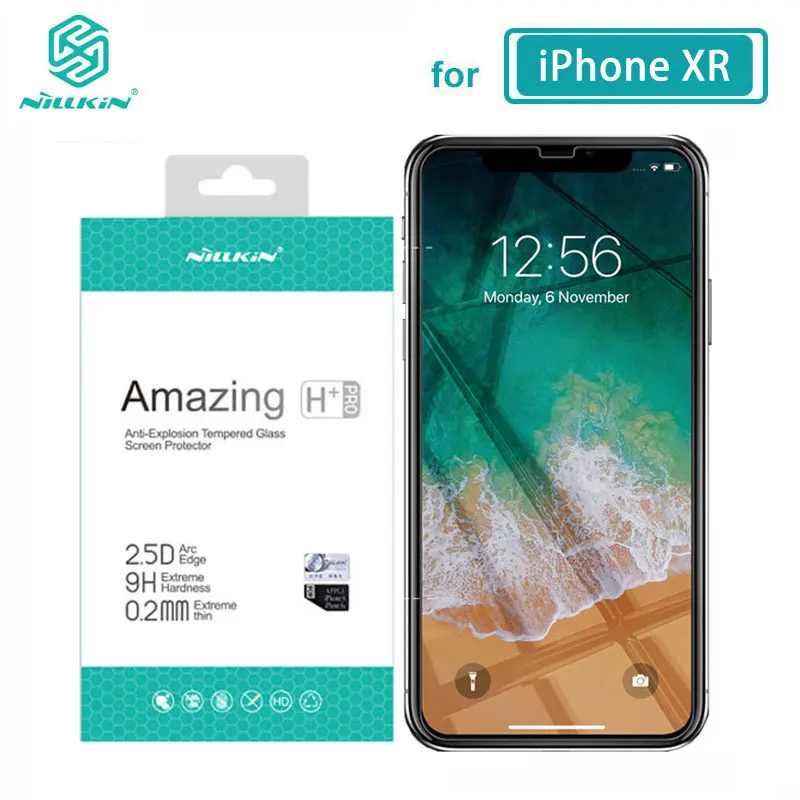  Nillkin Gehärtetem Glas für iPhone 11 Pro 8 7 6 6S Plus X XS Max XR Erstaunlich H + pro Screen Prot