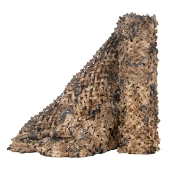 

1.5Mx6M Camouflage Nets Tent Camping for Car Desert Hunting Netting Without Edge Binding and Mesh Sun Shelter-ABLD
