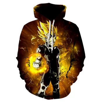 

new Hot Sale Dragon Ball Super Saiya Vegeta IV Pocket Pullover Hoody Men/Women 3D Print hip hop Streetwear Hoodie Tracksuits
