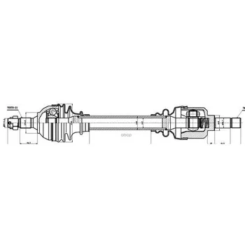 

Drive Assembly Peugeot 306 (7B N3 N5) GSP art. 245160