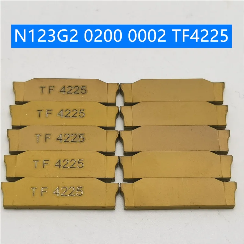 

20PCS N123G2 0200 0002 TF 4225 Parting Carbide Insert Turning Tool Turning Milling Cutter CNC Cutting Tool Slot Cutting TF4225