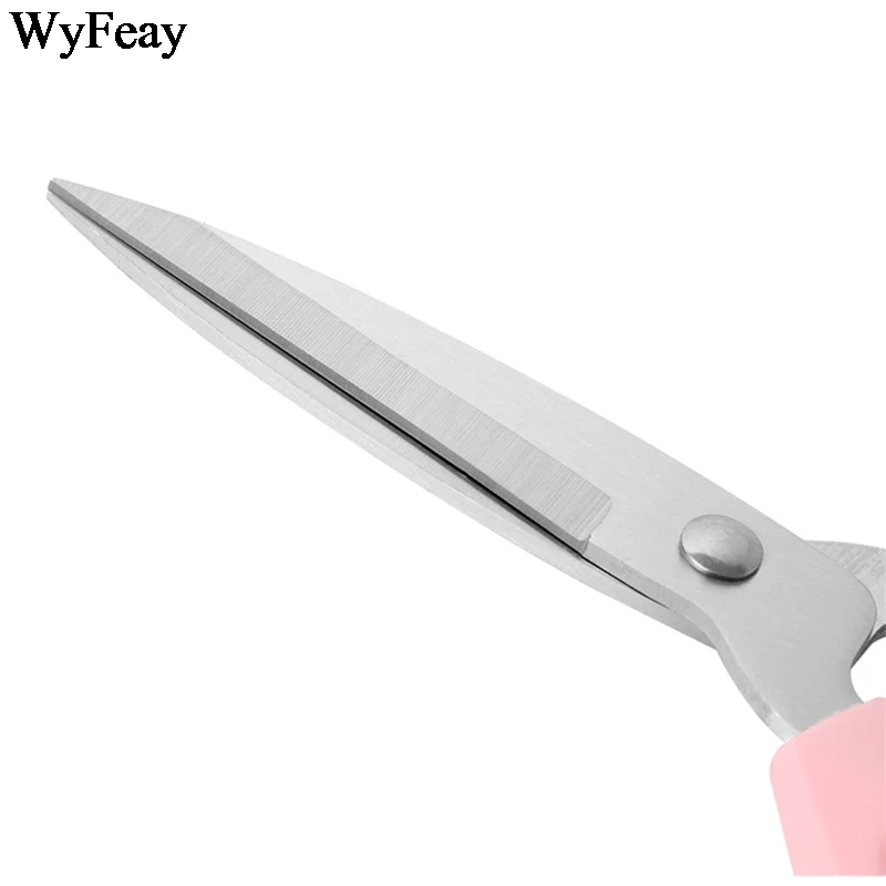 Sewing Scissors Pink & Blue Professional Fabric Cutter Tailor