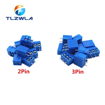

10Pcs/Lot KF300 2Pin 3pin 5mm pitch PCB Screw Terminal Block Connectors 250V 16A 14-22AWG