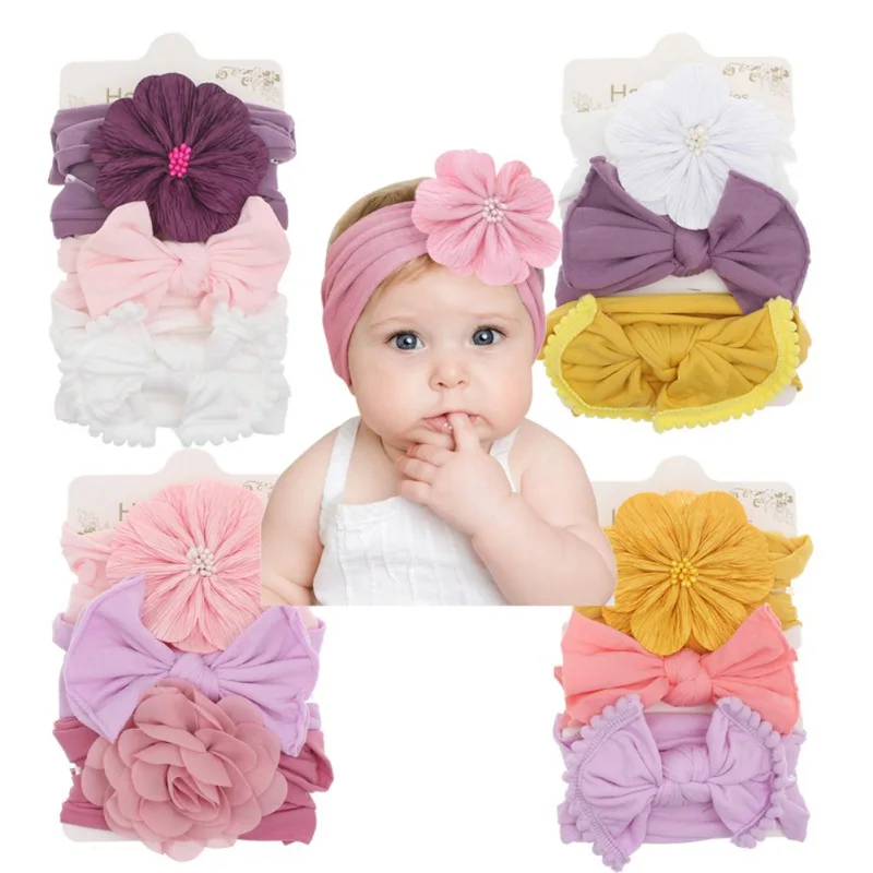 

Hot Baby Toddler Turban Headband Baby Girls headbands Hair Band Baby Girl Bows Hair Accessories Headwear Headband for girls