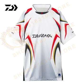 

2020 DAWA Large Size Fishing Shirt Quick Dry Cycling Hiking Jersey Summer Fishing Clothing Sunscreen Short sleeve Fishing Jersey