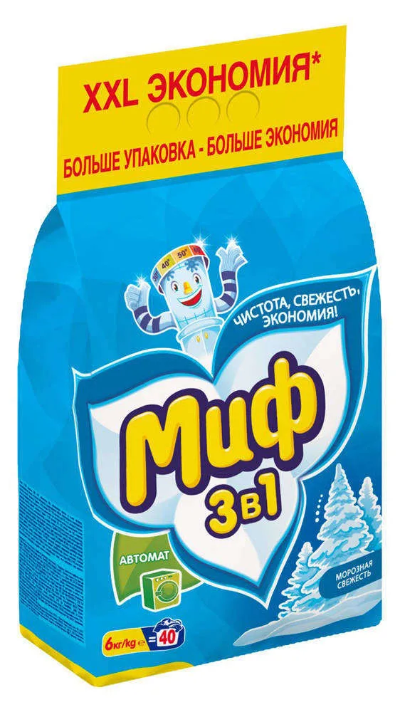 Home& Garden Household Merchandises Household Cleaning Chemicals Laundry Detergent Миф 325294