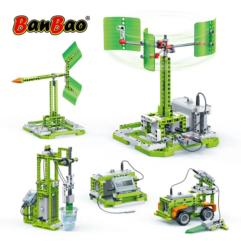 BanBao 6923 5 In 1 Meteorology Exploration Technic Machine Experiment Brick