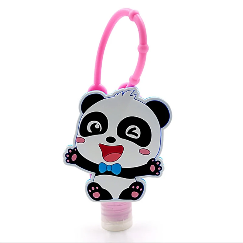 Mini Hand Sanitizer Holder Portable Cartoon Silicone